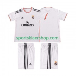 Real Madrid drakt 2013 2014 Retro Hjemmetrøye Kort erm , Barnesett