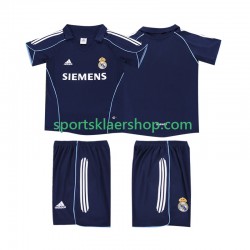 Real Madrid drakt 2005 Retro Bortetrøye Kort erm 2006 , Barnesett