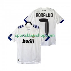 Real Madrid drakt Cristiano Ronaldo 7 Retro Hjemmetrøye Kort erm 2010 2011 , Herre
