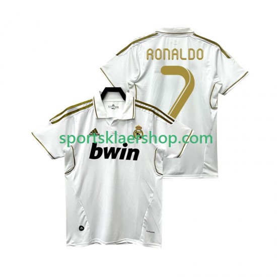 Real Madrid drakt Cristiano Ronaldo 7 2012 Retro Hjemmetrøye Kort erm 2011 , Herre