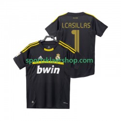 Real Madrid drakt I.CASILLAS 1 2012 Keeper Retro Bortetrøye Kort erm 2011 , Herre