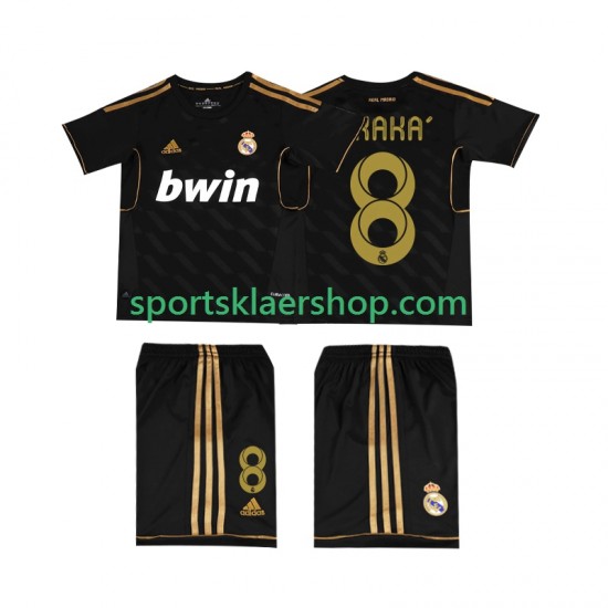 Real Madrid drakt KAKA 8 -2012 Retro Bortetrøye Kort erm 2011 , Barnesett
