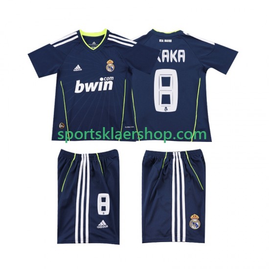 Real Madrid drakt KAKA 8 Retro Bortetrøye Kort erm 2010 2011 , Barnesett