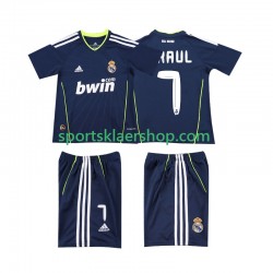 Real Madrid drakt PAUL 7 Retro Bortetrøye Kort erm 2010 2011 , Barnesett
