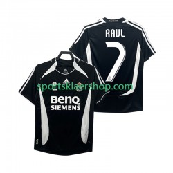 Real Madrid drakt RAUL 7 2007 Retro Tredjetrøye Kort erm 2006 , Herre