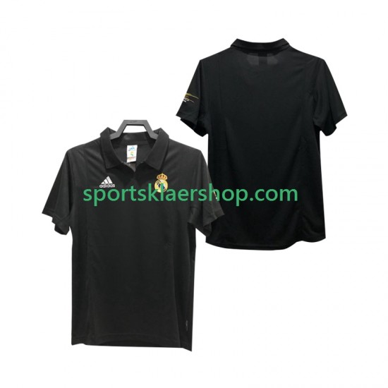 Real Madrid drakt 2002 2003 Retro Bortetrøye Kort erm , Herre