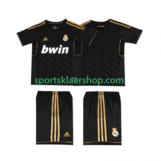 Real Madrid drakt 2012 Retro Bortetrøye Kort erm 2011 , Barnesett