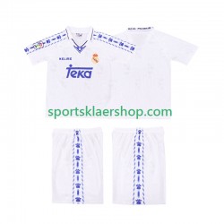 Real Madrid drakt 1996-1997 Retro Hjemmetrøye Kort erm , Barnesett