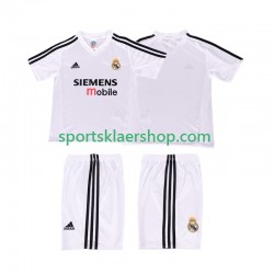 Real Madrid drakt 20025 Retro Hjemmetrøye Kort erm 2004 , Barnesett