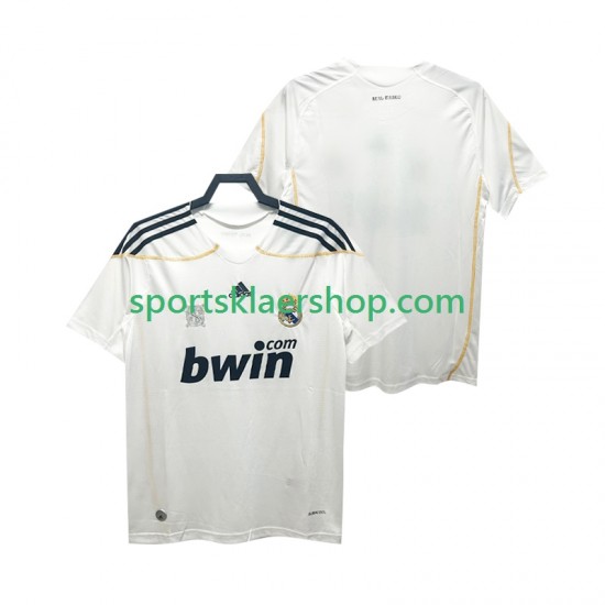 Real Madrid drakt 2009 Retro Hjemmetrøye Kort erm 2010 , Herre