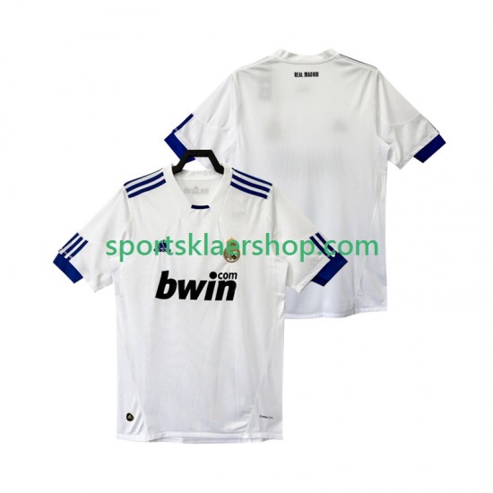 Real Madrid drakt Retro Hjemmetrøye Kort erm 2010 2011 , Herre