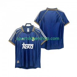 Real Madrid drakt 1998 2000 Retro Tredjetrøye Kort erm , Herre