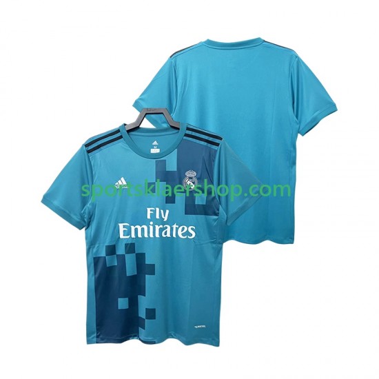 Real Madrid drakt 2017 2018 Retro Tredjetrøye Kort erm , Herre