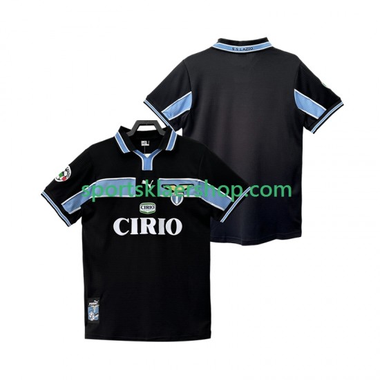 SS Lazio drakt 1998 Retro Bortetrøye Kort erm 1999 , Herre