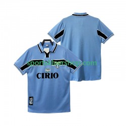 SS Lazio drakt 1998 Retro Hjemmetrøye Kort erm 1999 , Herre