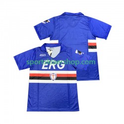 Sampdoria drakt 1991 Retro Hjemmetrøye Kort erm 1990 , Herre