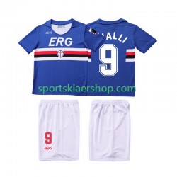 Sampdoria drakt VIALLI 9 1991 Retro Hjemmetrøye Kort erm 1990 , Barnesett