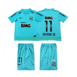 drakt Santos Neymar JR 11 -2012 Retro Tredjetrøye Kort erm 2011 , Barnesett