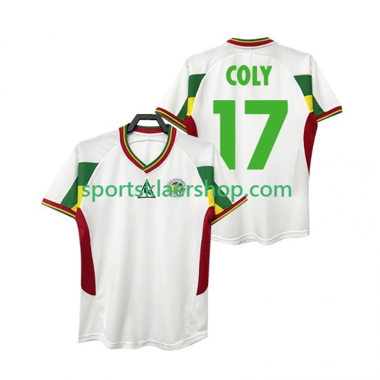Senegal drakt COLY 17 2002 Retro Hjemmetrøye Kort erm , Herre