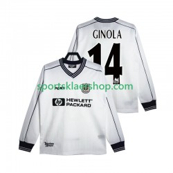 Tottenham Hotspur drakt GINOLA 14 1997 Retro Hjemmetrøye Lang erm 1999 , Herre