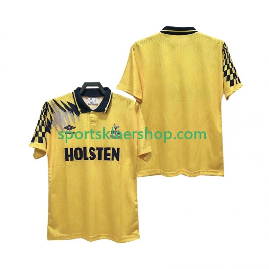 Tottenham Hotspur drakt 1992 Retro Bortetrøye Kort erm 1994 , Herre
