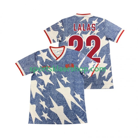 USA drakt LALAS 22 Retro Bortetrøye Kort erm 1994 , Herre