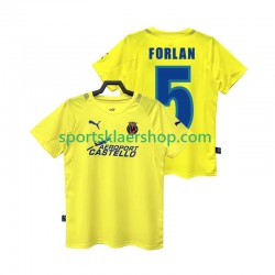 Villarreal CF drakt FORLAN 5 2005 Retro Hjemmetrøye Kort erm 2006 , Herre