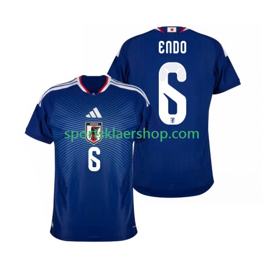 Japan drakt Wataru Endo 6 Hjemmetrøye Kort erm VM 2026 , Herre