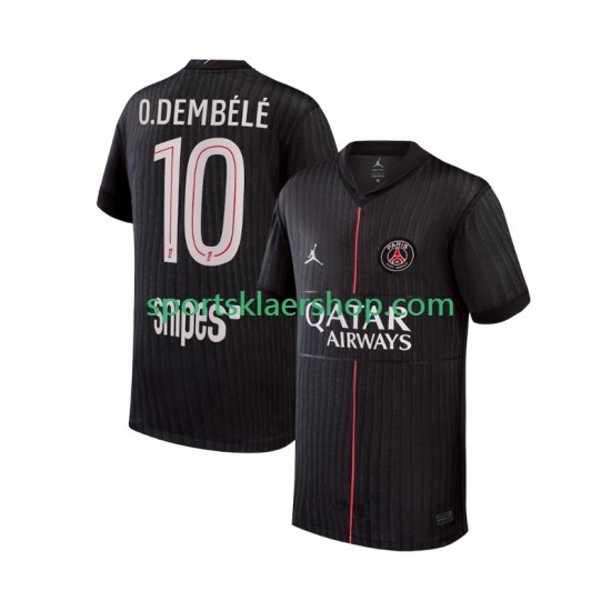 Paris Saint-Germain drakt Ousmane Dembele 10 Fjerdetrøye Kort erm 2025-2026 , Herre