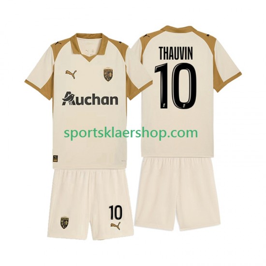 RC Lens drakt Florian Thauvin 10 Tredjetrøye Kort erm 2025-2026 , Barnesett