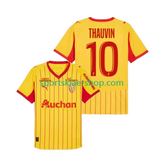 RC Lens drakt Florian Thauvin 10 Hjemmetrøye Kort erm 2025-2026 , Herre