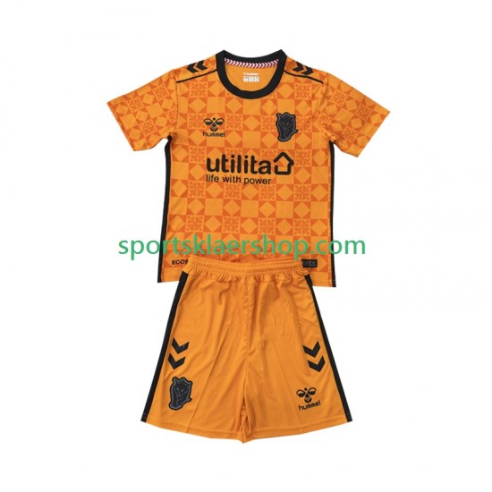 drakt Sunderland Keeper Tredjetrøye Kort erm 2025-2026 , Barnesett