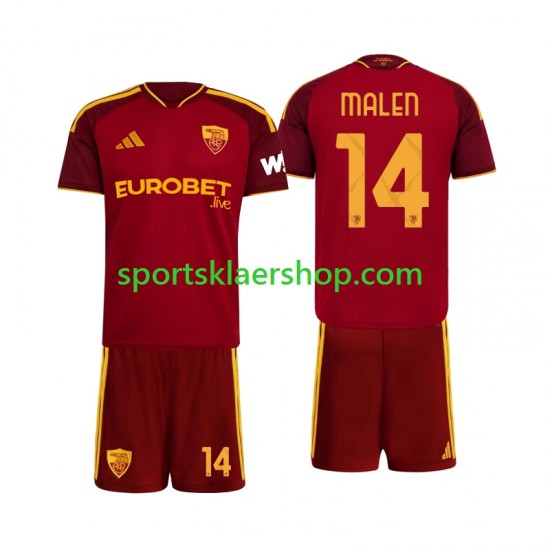 AS Roma drakt Donyell Malen 14 Hjemmetrøye Kort erm 2026-2027 , Barnesett