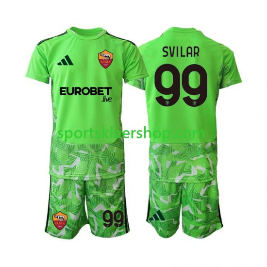AS Roma drakt Mile Svilar 99 Keeper Hjemmetrøye Kort erm 2026-2027 , Barnesett