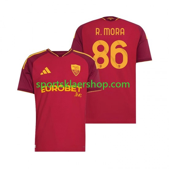 AS Roma drakt Rodrigo Mora 86 Hjemmetrøye Kort erm 2026-2027 , Herre