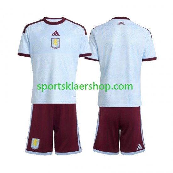 Aston Villa drakt Tredjetrøye Kort erm 2026-2027 , Barnesett