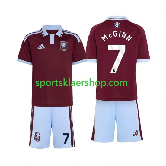 Aston Villa drakt John McGinn 7 Hjemmetrøye Kort erm 2026-2027 , Barnesett