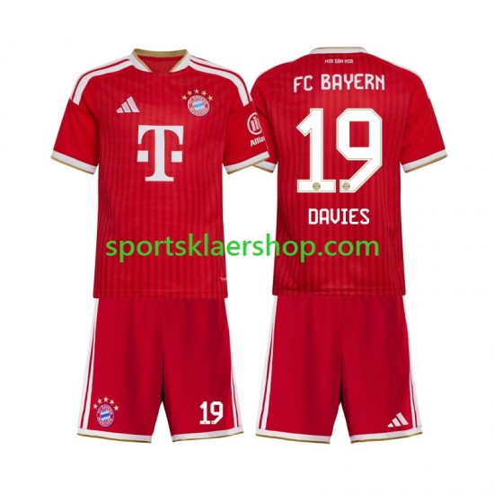 FC Bayern München drakt Alphonso Davies 19 Hjemmetrøye Kort erm 2026-2027 , Barnesett