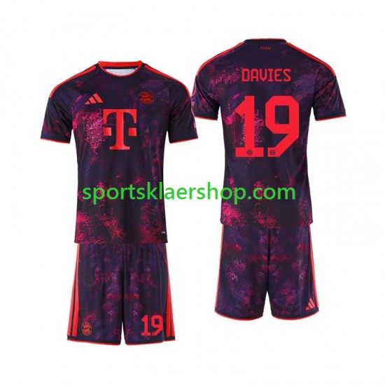 FC Bayern München drakt Alphonso Davies 19 Tredjetrøye Kort erm 2026-2027 , Barnesett
