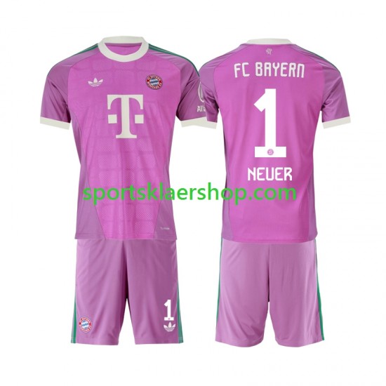 FC Bayern München drakt Manuel Neuer 1 Keeper Tredjetrøye Kort erm 2026-2027 , Barnesett