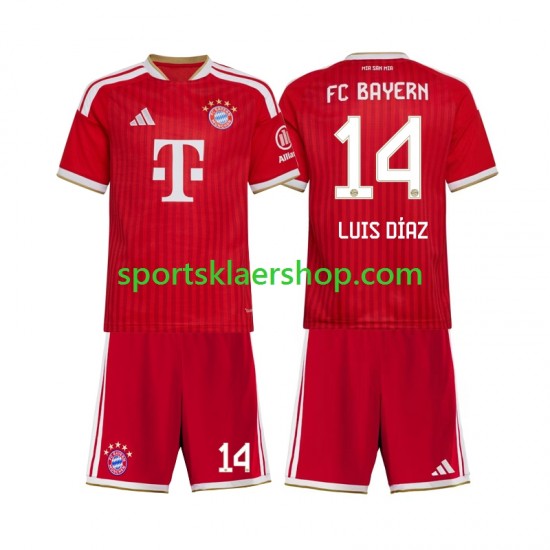 FC Bayern München drakt Luis Diaz 14 Hjemmetrøye Kort erm 2026-2027 , Barnesett