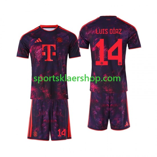 FC Bayern München drakt Luis Diaz 14 Tredjetrøye Kort erm 2026-2027 , Barnesett