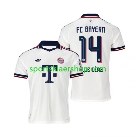 FC Bayern München drakt Luis Diaz 14 Bortetrøye Kort erm 2026-2027 , Herre