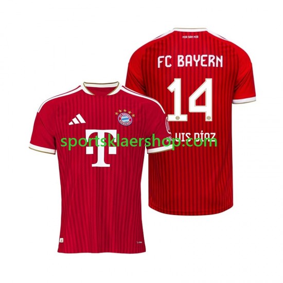 FC Bayern München drakt Luis Diaz 14 Hjemmetrøye Kort erm 2026-2027 , Herre