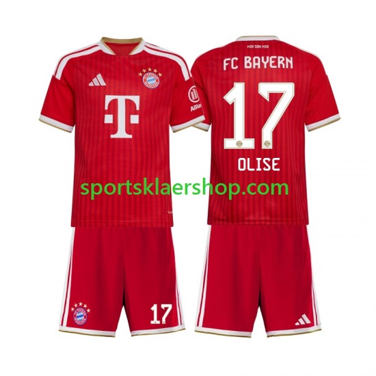 FC Bayern München drakt Michael Olise 17 Hjemmetrøye Kort erm 2026-2027 , Barnesett