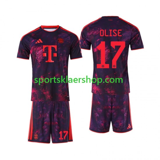 FC Bayern München drakt Michael Olise 17 Tredjetrøye Kort erm 2026-2027 , Barnesett