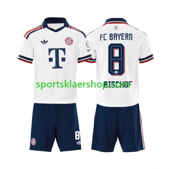 FC Bayern München drakt Tom Bischof 8 Bortetrøye Kort erm 2026-2027 , Barnesett FC Bayern München drakt Tom Bischof 8 Bortetrøye Kort erm 2026-2027 , Barnesett
