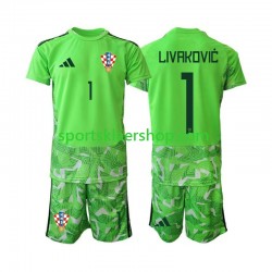 Kroatia drakt Dominik Livakovic 25 Keeper Hjemmetrøye Kort erm 2026-2027 , Barnesett Kroatia drakt Dominik Livakovic 25 Keeper Hjemmetrøye Kort erm 2026-2027 , Barnesett