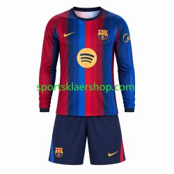 FC Barcelona drakt Hjemmetrøye Lang erm 2026-2027 , Barnesett