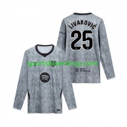 FC Barcelona drakt Dominik Livakovic 25 Keeper Bortetrøye Lang erm 2026-2027 , Herre FC Barcelona drakt Dominik Livakovic 25 Keeper Bortetrøye Lang erm 2026-2027 , Herre